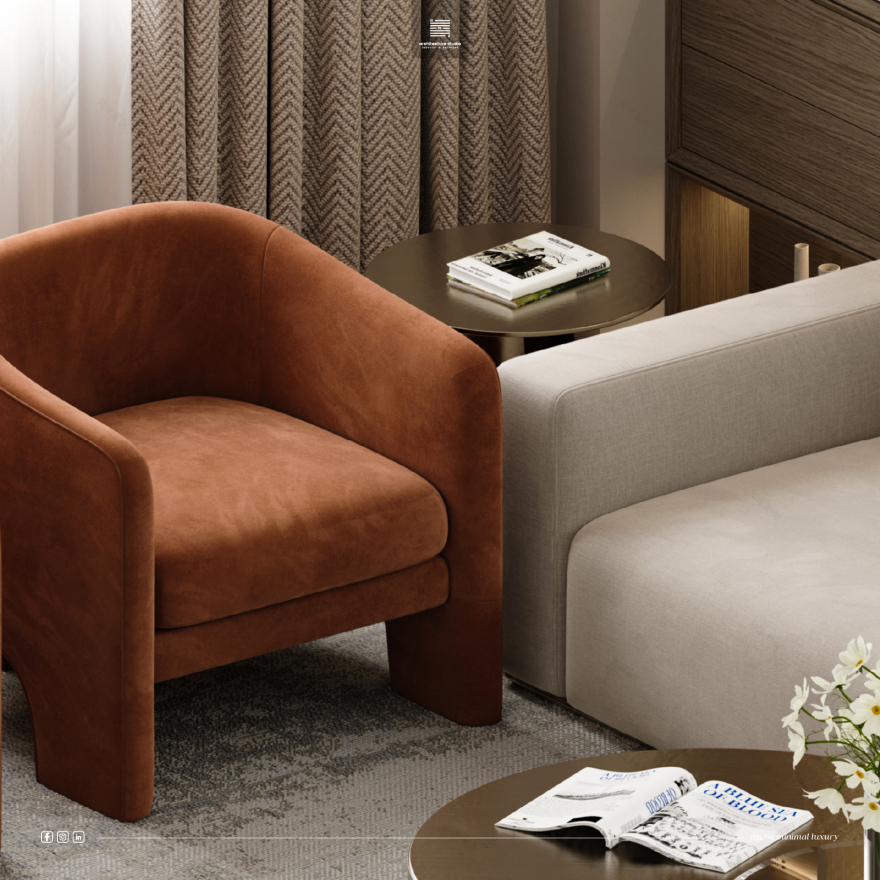 新古典接待双人套餐(注:这里的Duple推测可能是指双人套餐,但由于表述不太常规,可能需要结合具体语境进一步确定) 丨埃及丨A2Z Architects-13