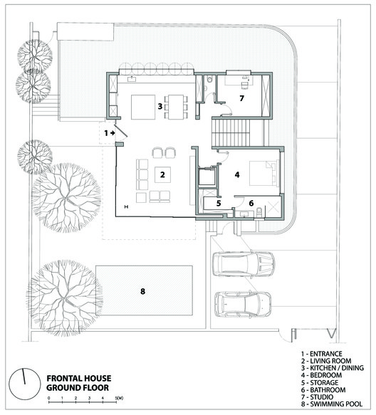 以色列水畔石山现代别墅-6
