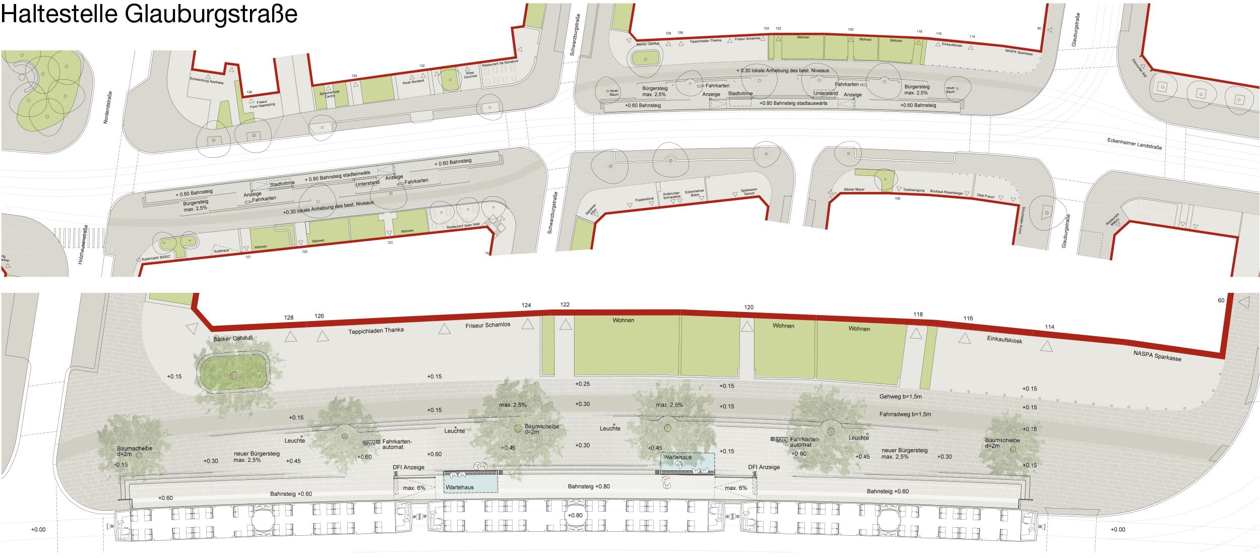 U5-Haltestellen Musterschule und Glauburgstraße | KÖLLING ARCHITEKTEN BDA-28