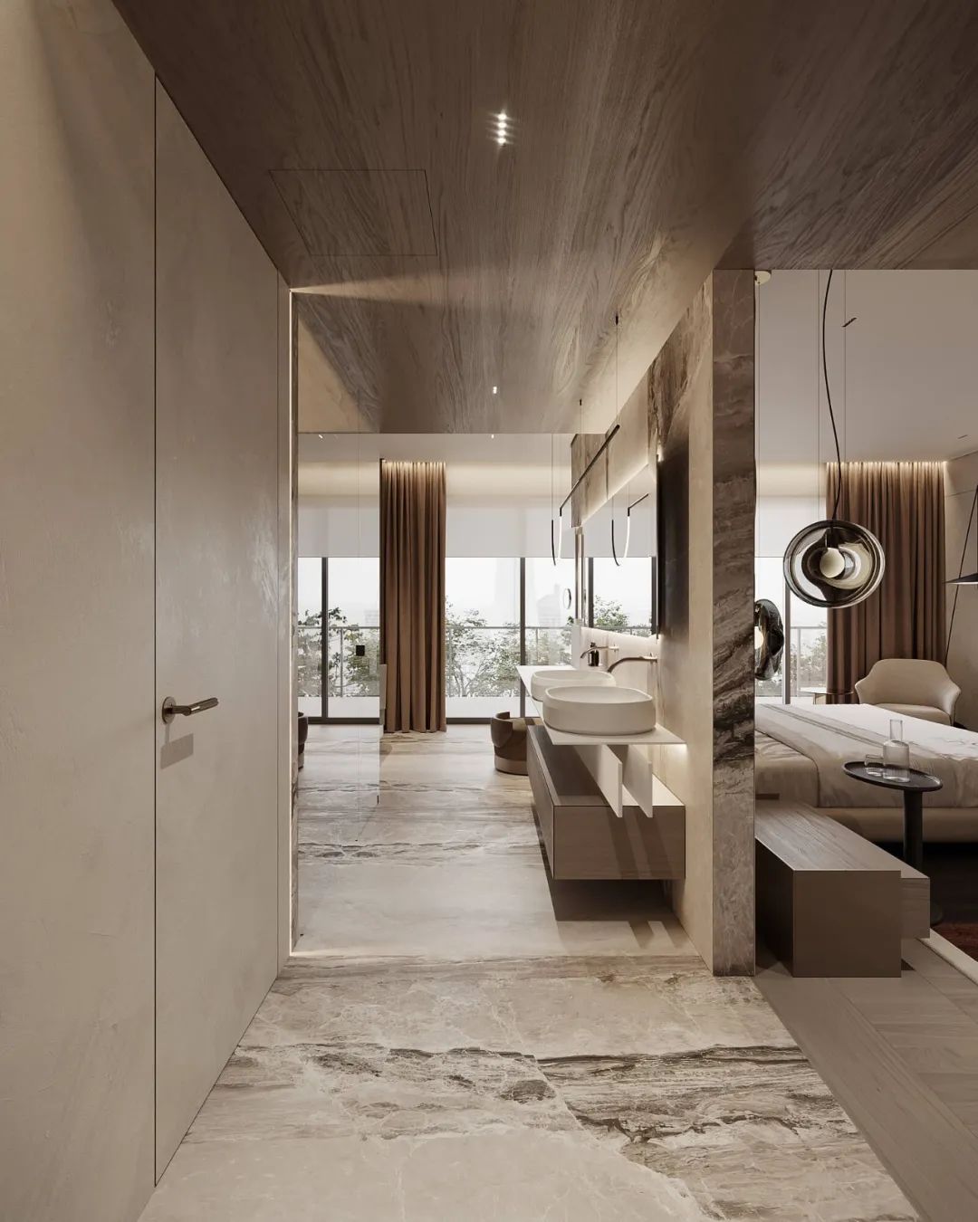 现代极简乡村别墅设计丨Yevhen Zahorodnii-61