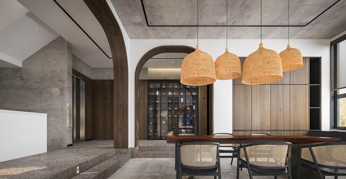 自然田园风侘寂别墅设计-10