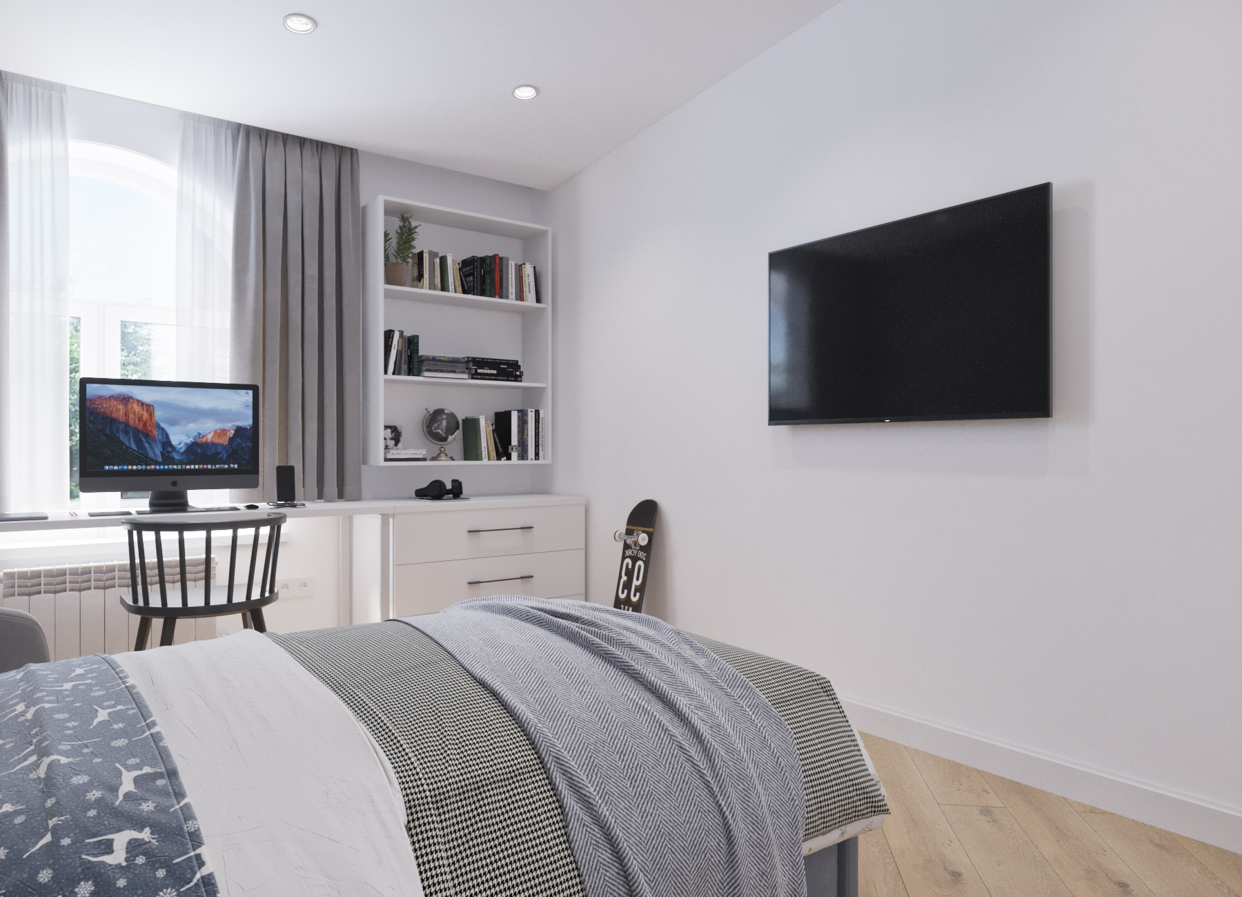 Design apartment with attic 100m2. Tashkent-37