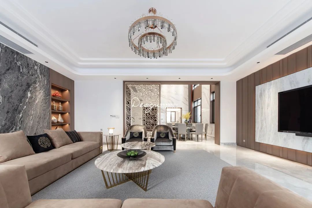 昆明·天璟湾现代轻奢别墅设计丨中国昆明丨紫苹果装饰(昆明)分公司-31