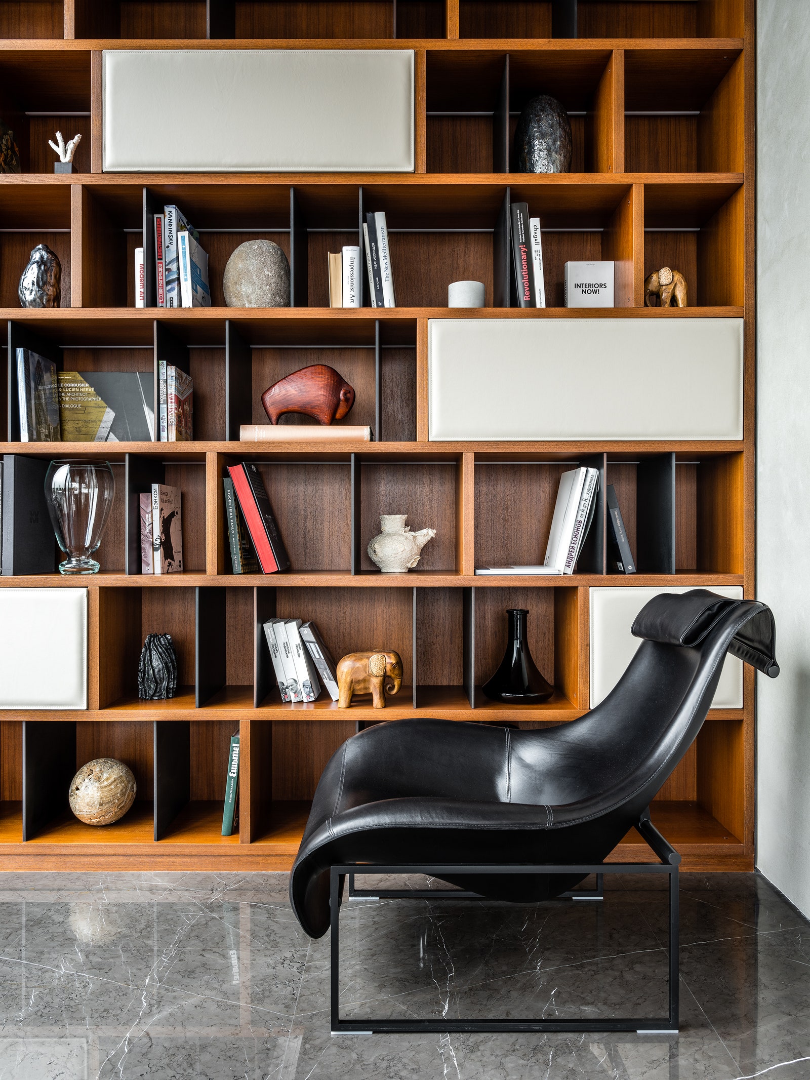 莫斯科160㎡带全景窗公寓设计丨俄罗斯莫斯科丨设计师 Евгения Дьяконова-19