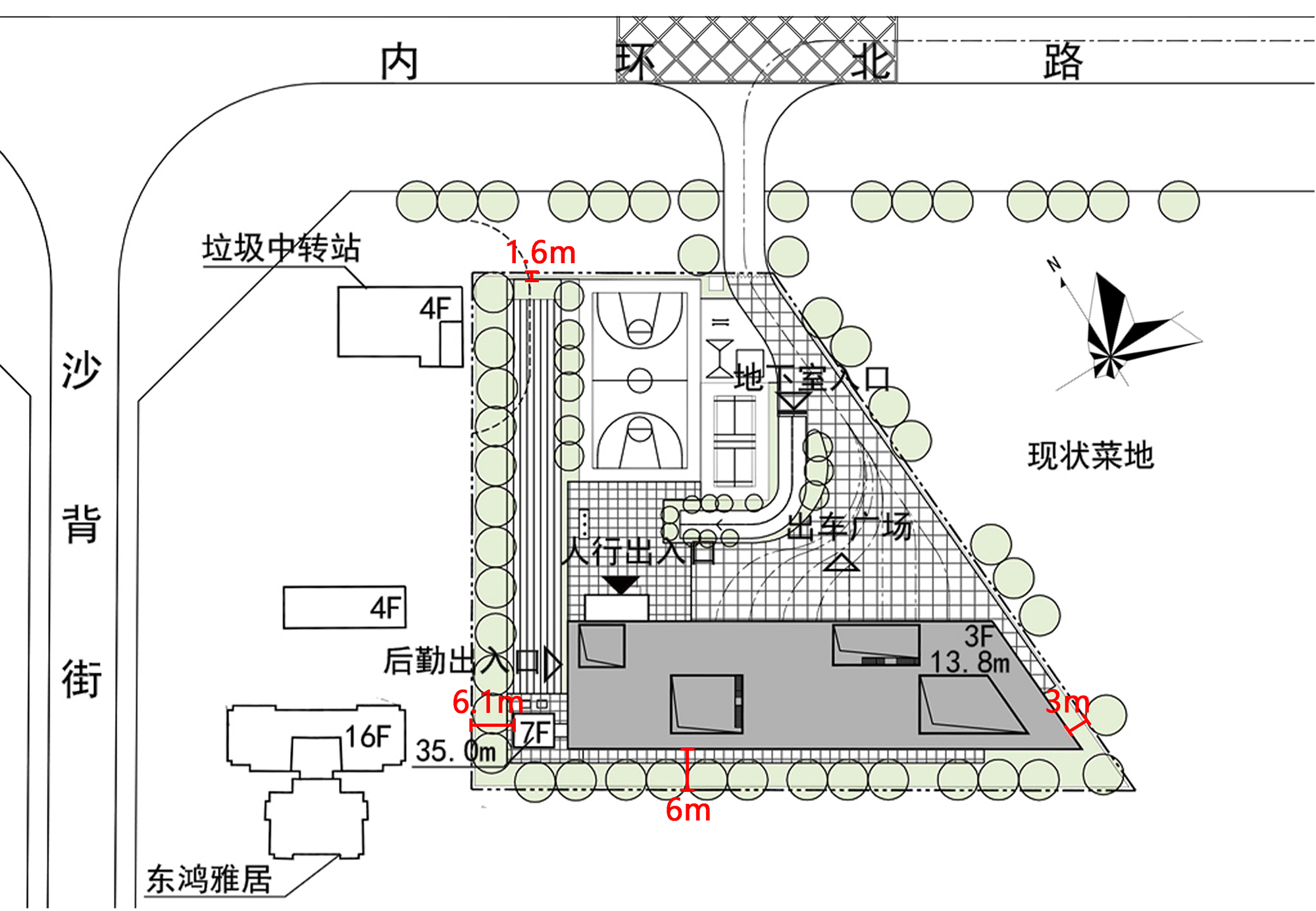 深圳龙东消防站 / 深大建筑设计院“钟中+钟波涛”工作室-3