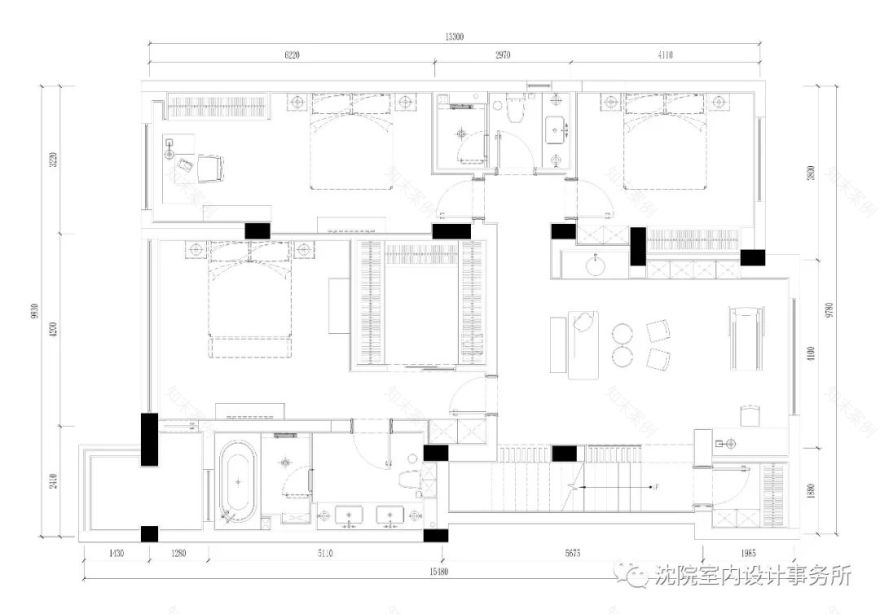自然成诗的沈院室内设计 · 中粮本案的别墅艺术丨沈院室内设计工作室-25