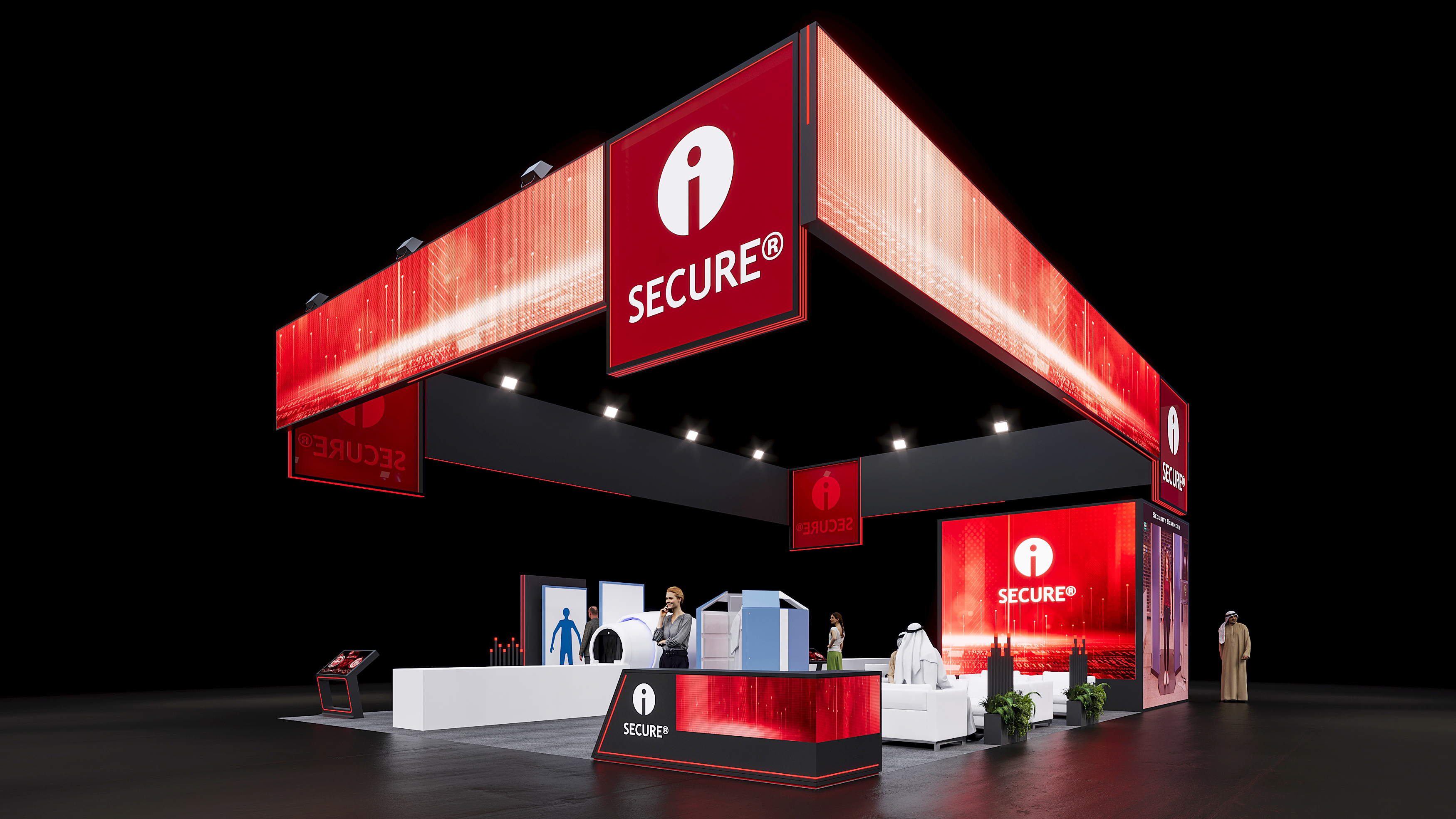 Exhibition Design concept for ISECURE@Intersec 2026-7