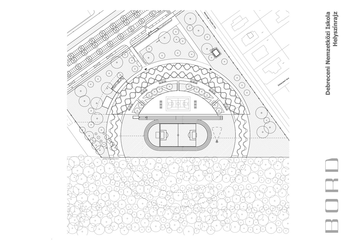 匈牙利国际学校 | 融入自然的圆形设计-43