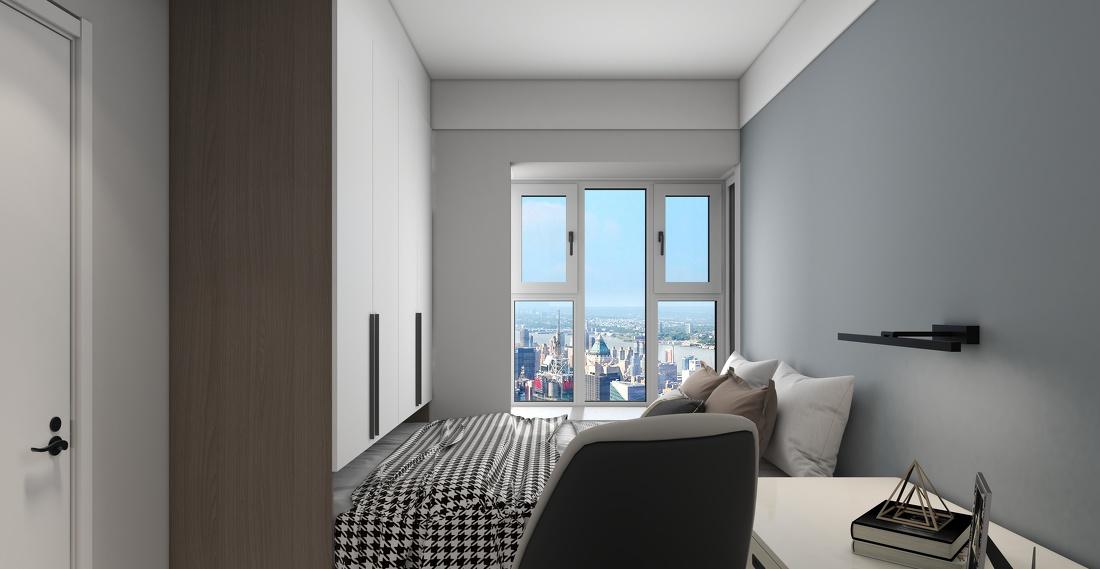 现代简约 50 平小户型两居室设计-17