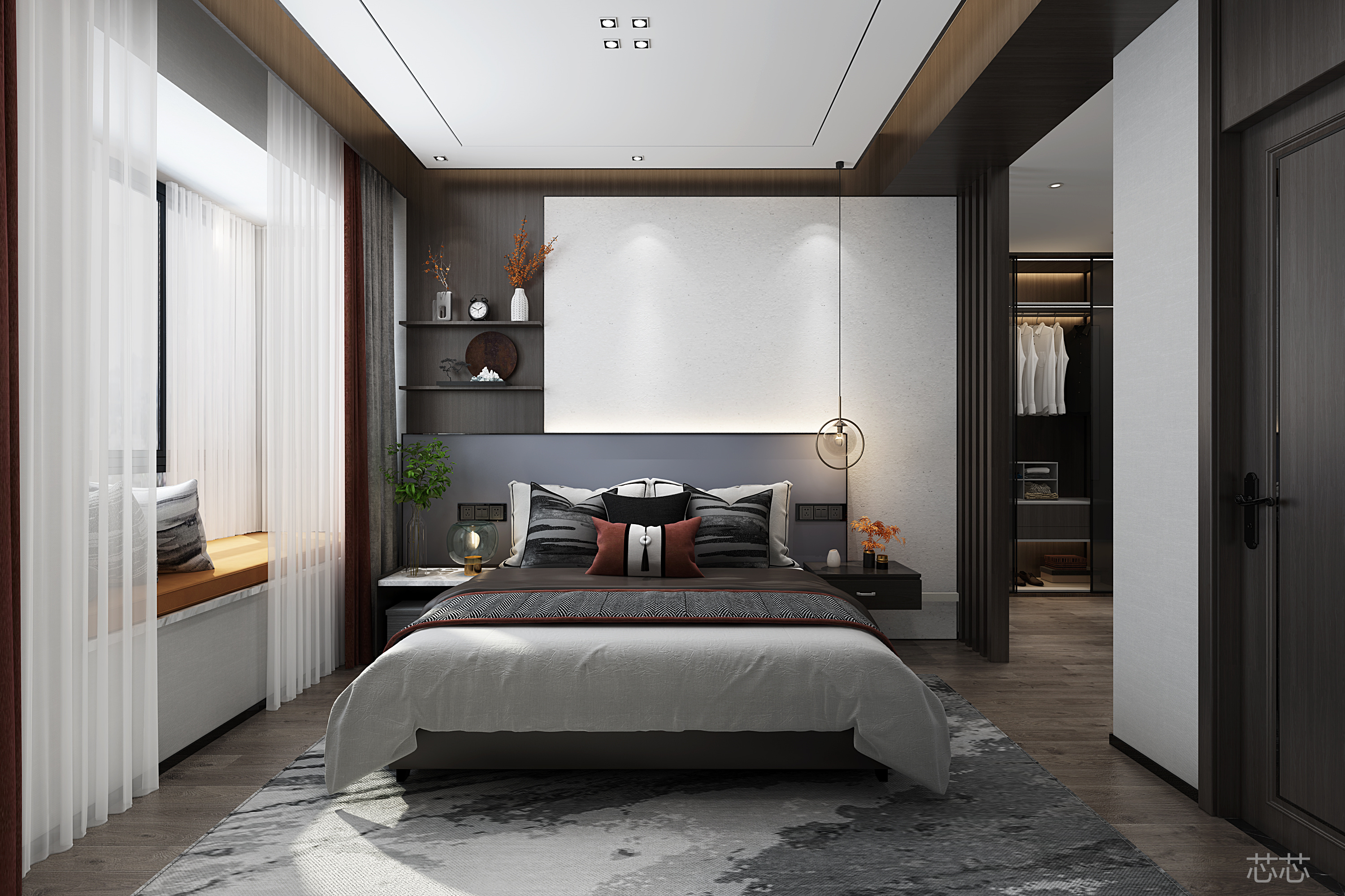 新中式公寓设计-9