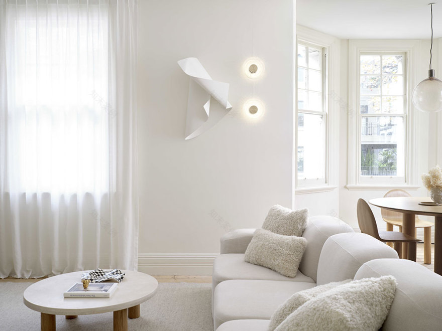 悉尼白色极简公寓设计-6