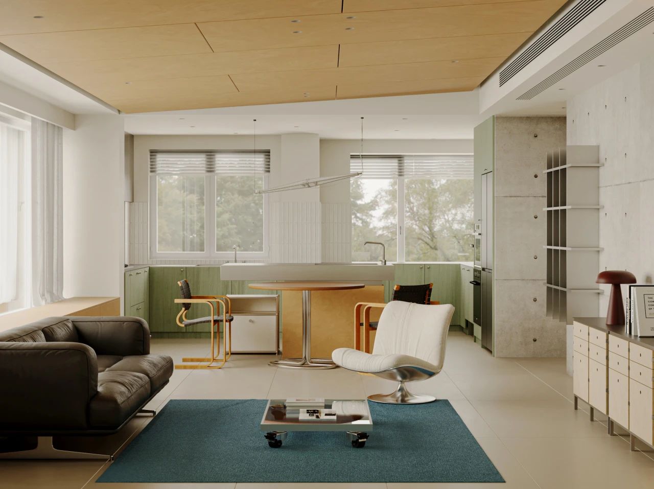 酿绿 · 浙江金华 117㎡住宅设计丨中国金华丨為设计-51