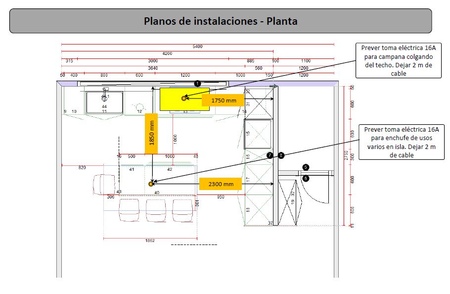 Cocina y salón integrados (50 m2) en Chalet de Aravaca-53