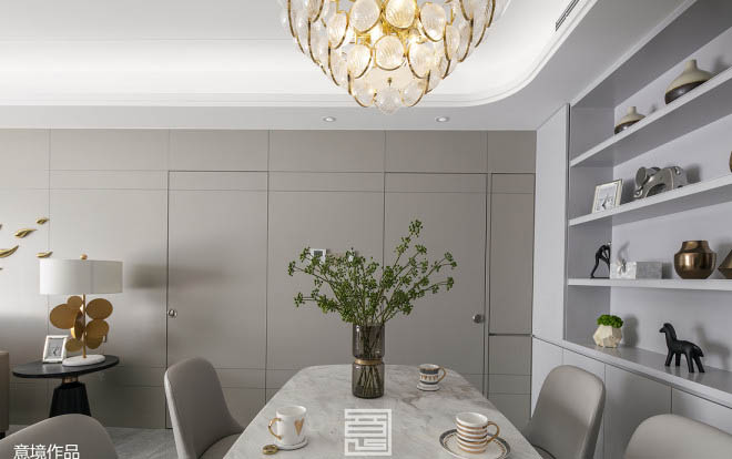 115㎡现代轻奢住宅  意境设计-34