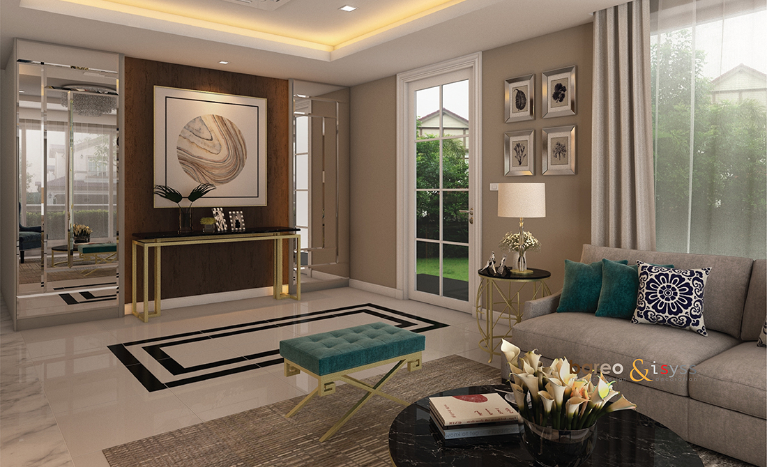 ตกแต่งภายใน บ้าน Joyous Space : Phumpirom Premium | Bareo&Isyss-1