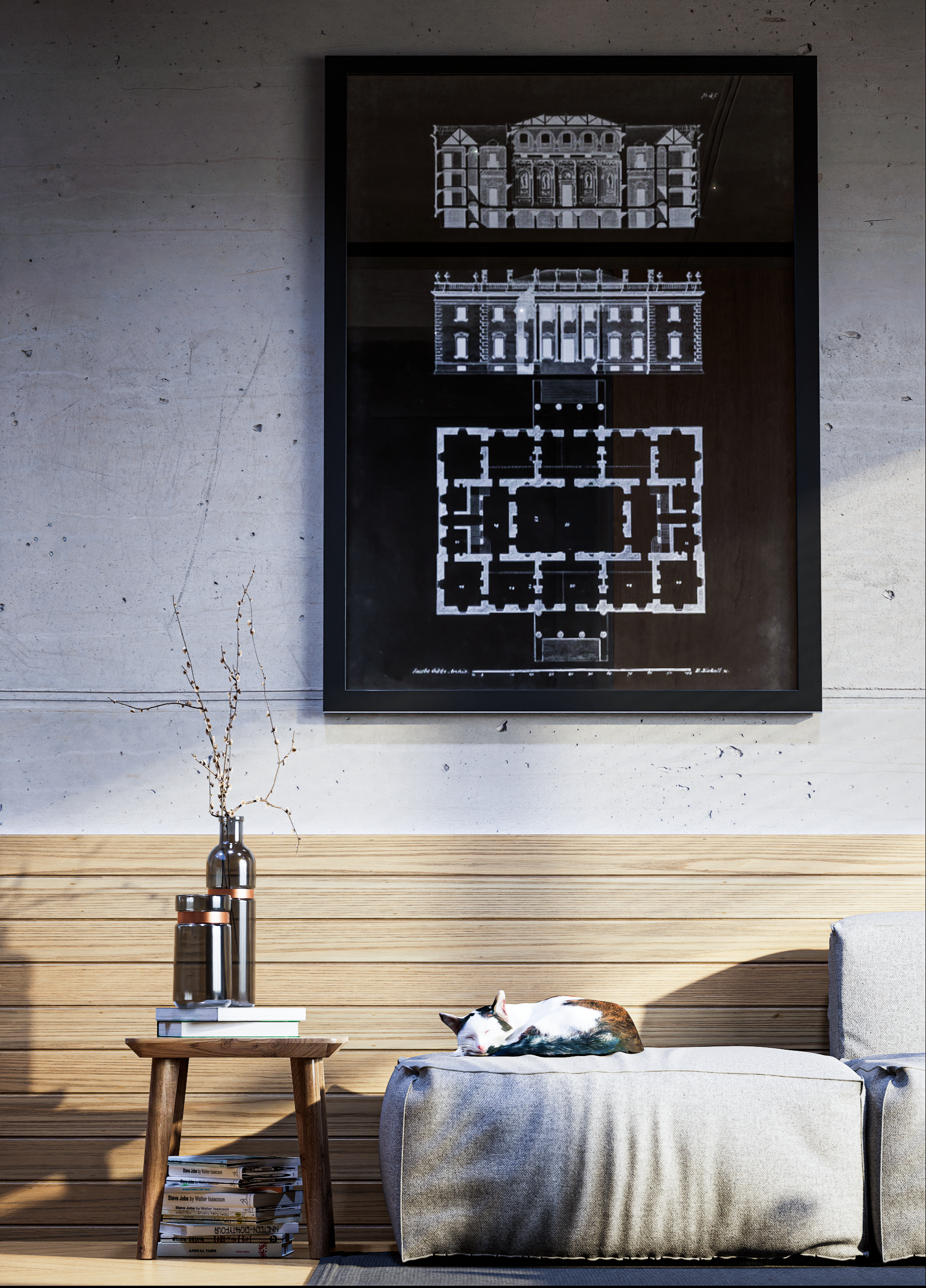 Wood and concrete-16