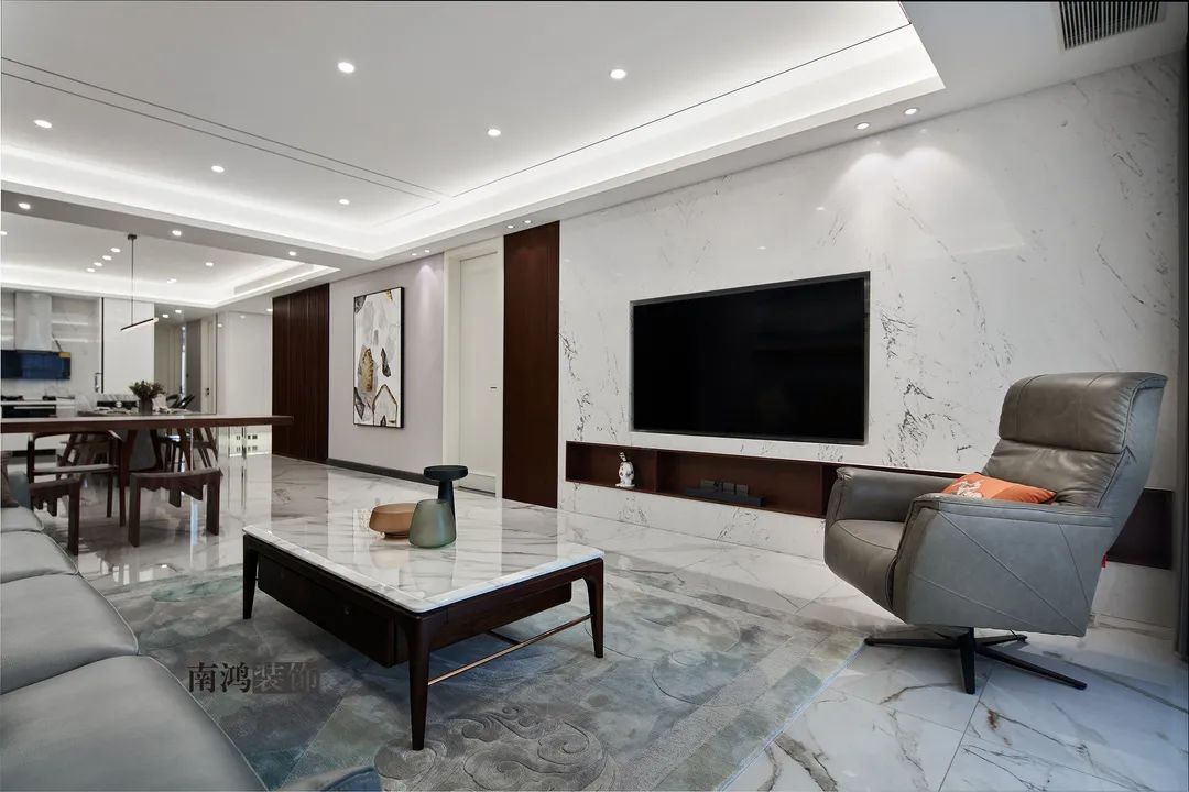 胡桃木风情 · 现代风格三室两厅设计丨浙江南鸿装饰-30