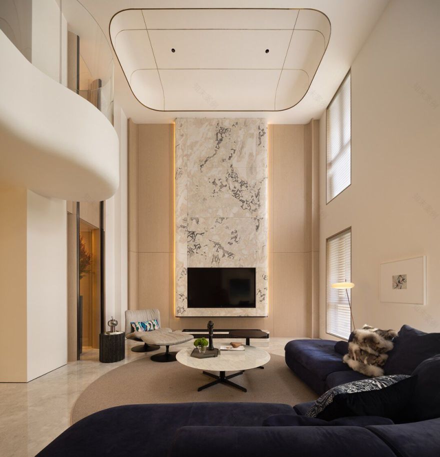 温州 350㎡置信别墅丨中国温州丨田雨室内设计工作室-12