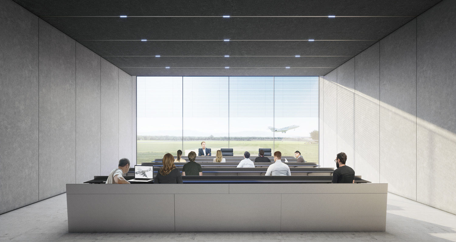 罗马 Enac 学院 | 绿色环保,灵活教学的航空学府-14