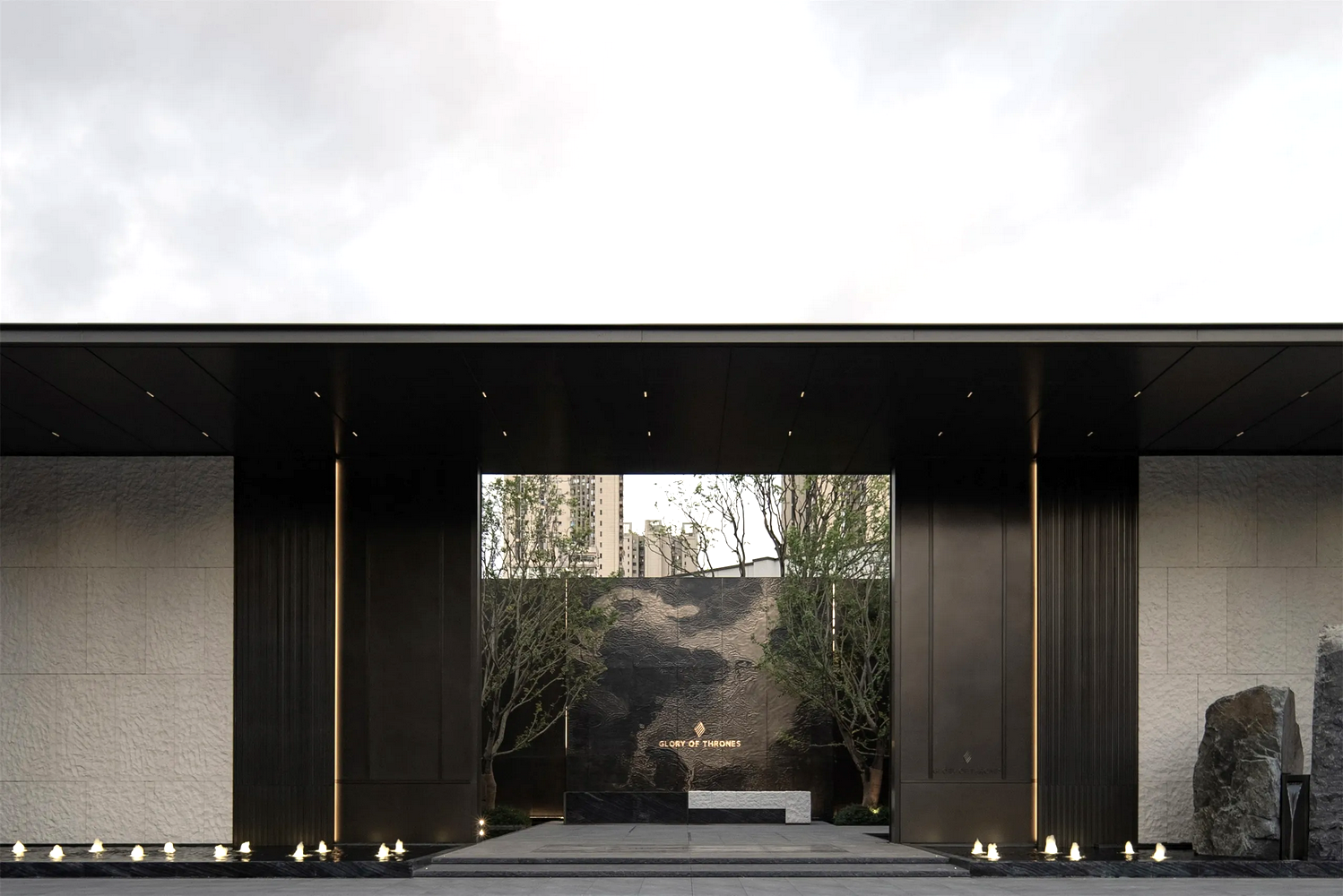 佛山龙湖御湖境示范区景观SU模型-3