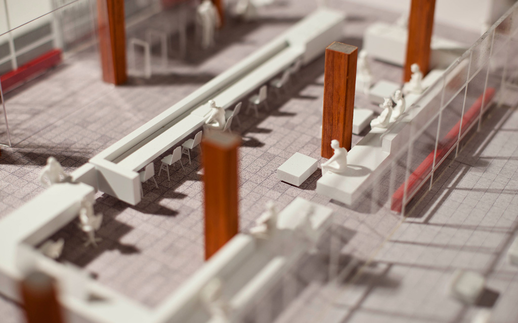 柏林布莱特街城市图书馆门厅翻新丨德国柏林丨Ralf Fleckenstein,Matthias Hanzlik-8