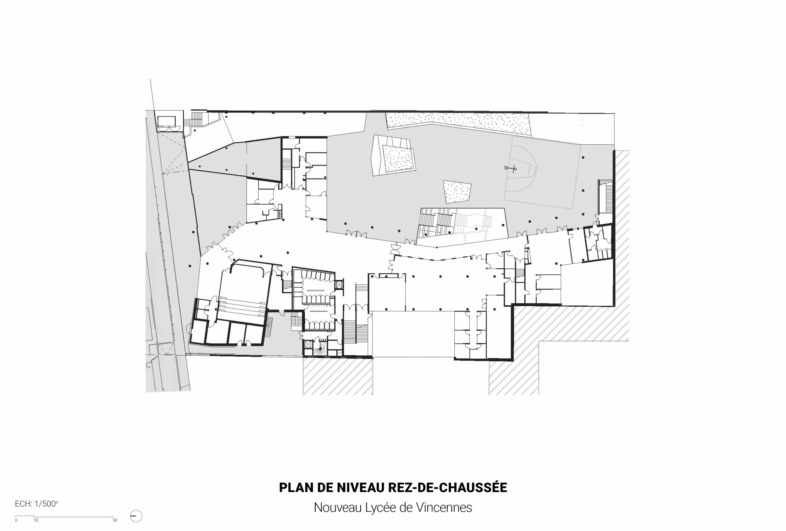 Vincennes国际高中丨Ateliers 2,3,4,（建筑+景观）等多团队-49