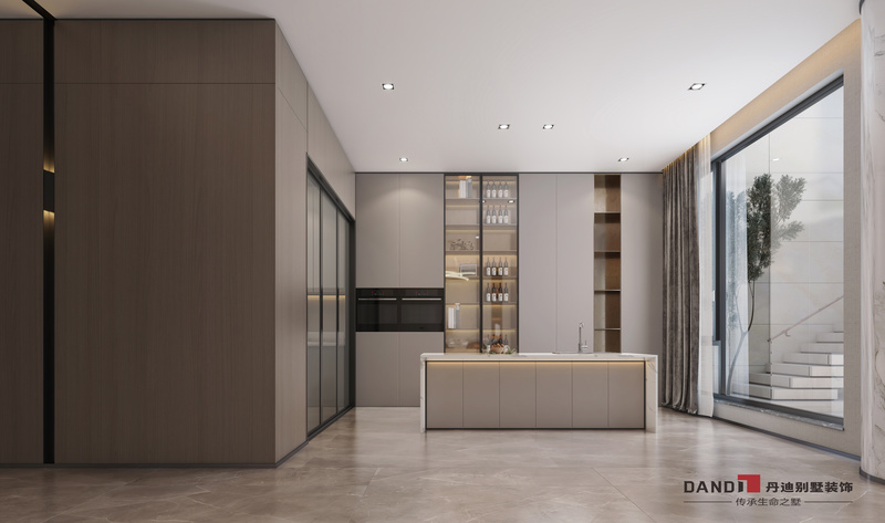 华润天河现代简约别墅丨广州丹迪设计团队-38