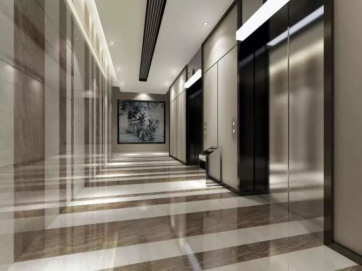 极致舒适！高大上电梯间设计让等待不再痛苦-29