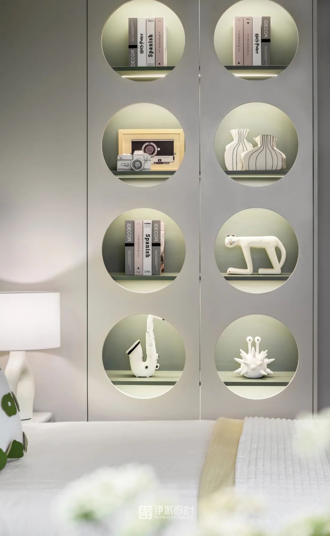 湖上云庭奶油系侘寂风样板间丨中国嘉兴丨深圳市伊派室内设计有限公司-58