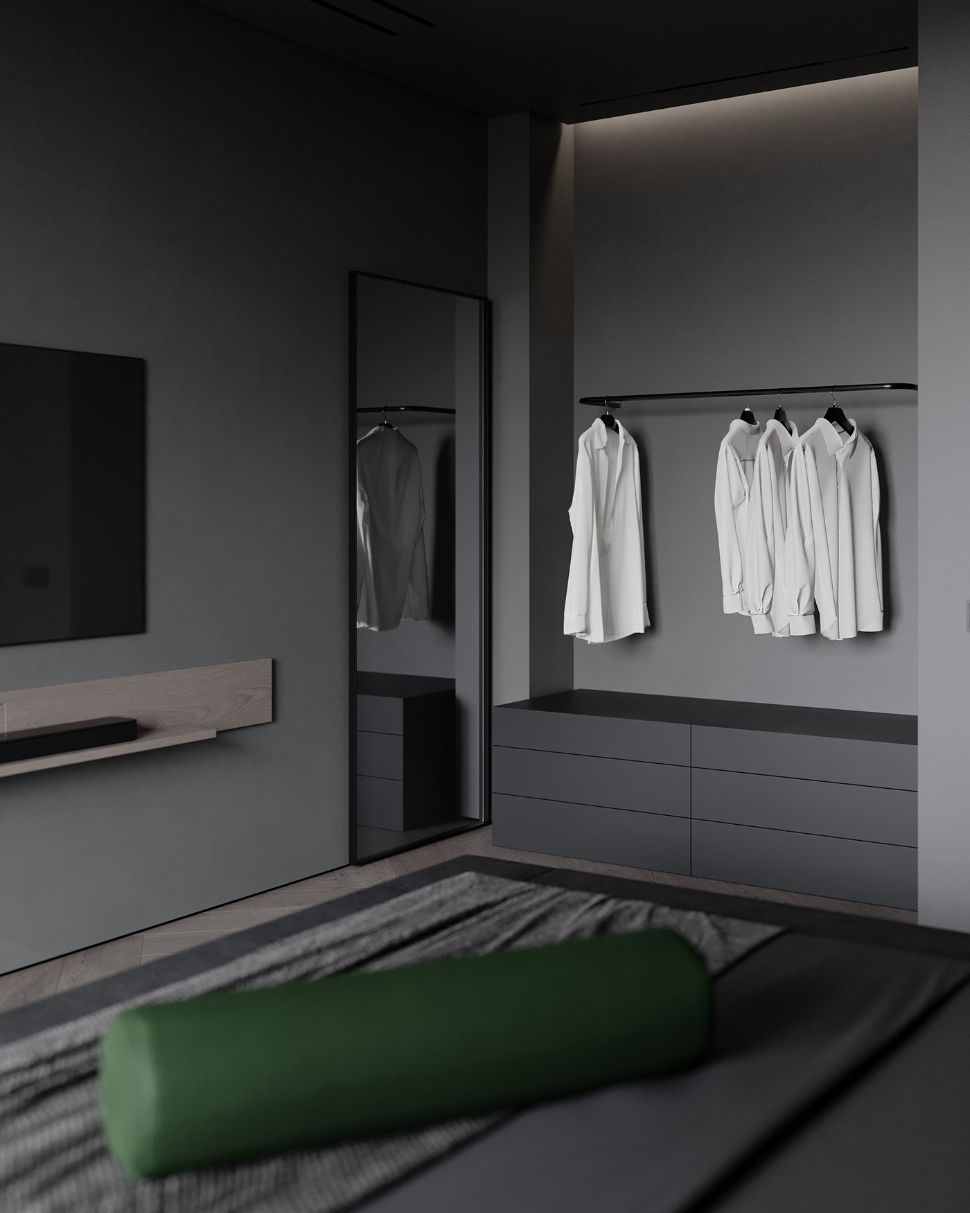 极简黑质感空间  打造精致沉稳住宅！-31