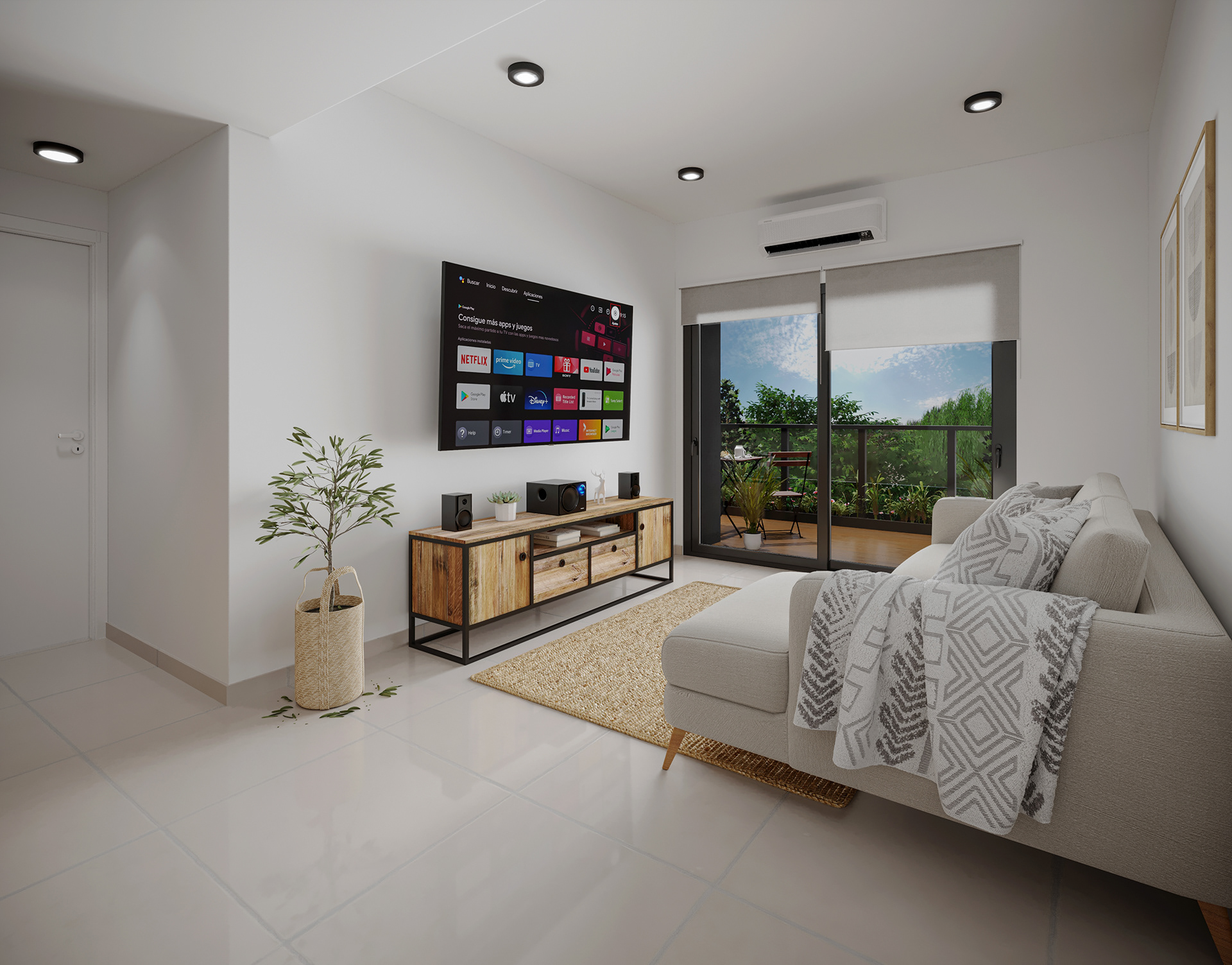 Renders Interiores y Exteriores V.A-8