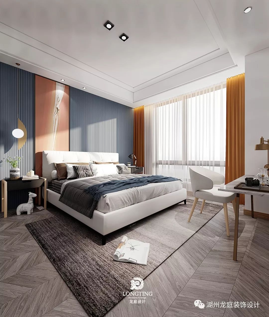 天际新中式--内敛禅意大家庭空间设计-50