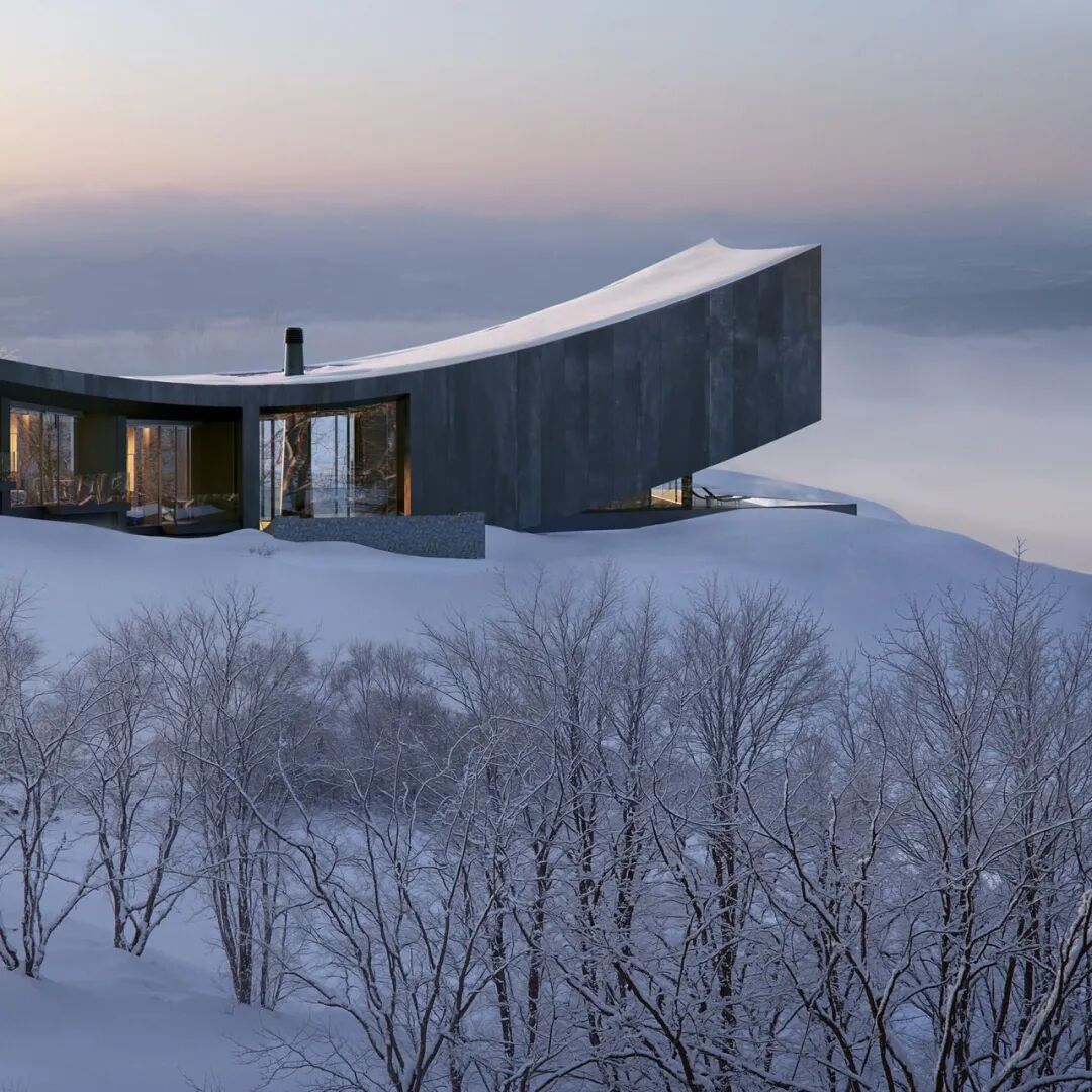 北海道之巅，与雪山共舞：这栋滑雪别墅重新定义了山居美学-8