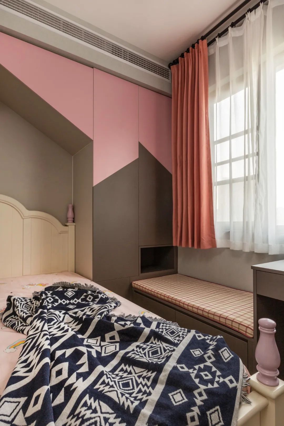 雅盛·城市嘉园 | 现代简约三居室，定制原木柜体构建温暖氛围-45