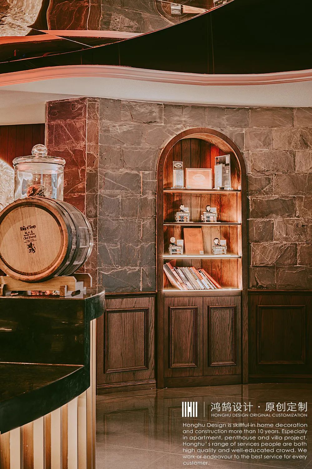 懿茄·青果巷的重金属雪茄清吧丨鸿鹄设计-14