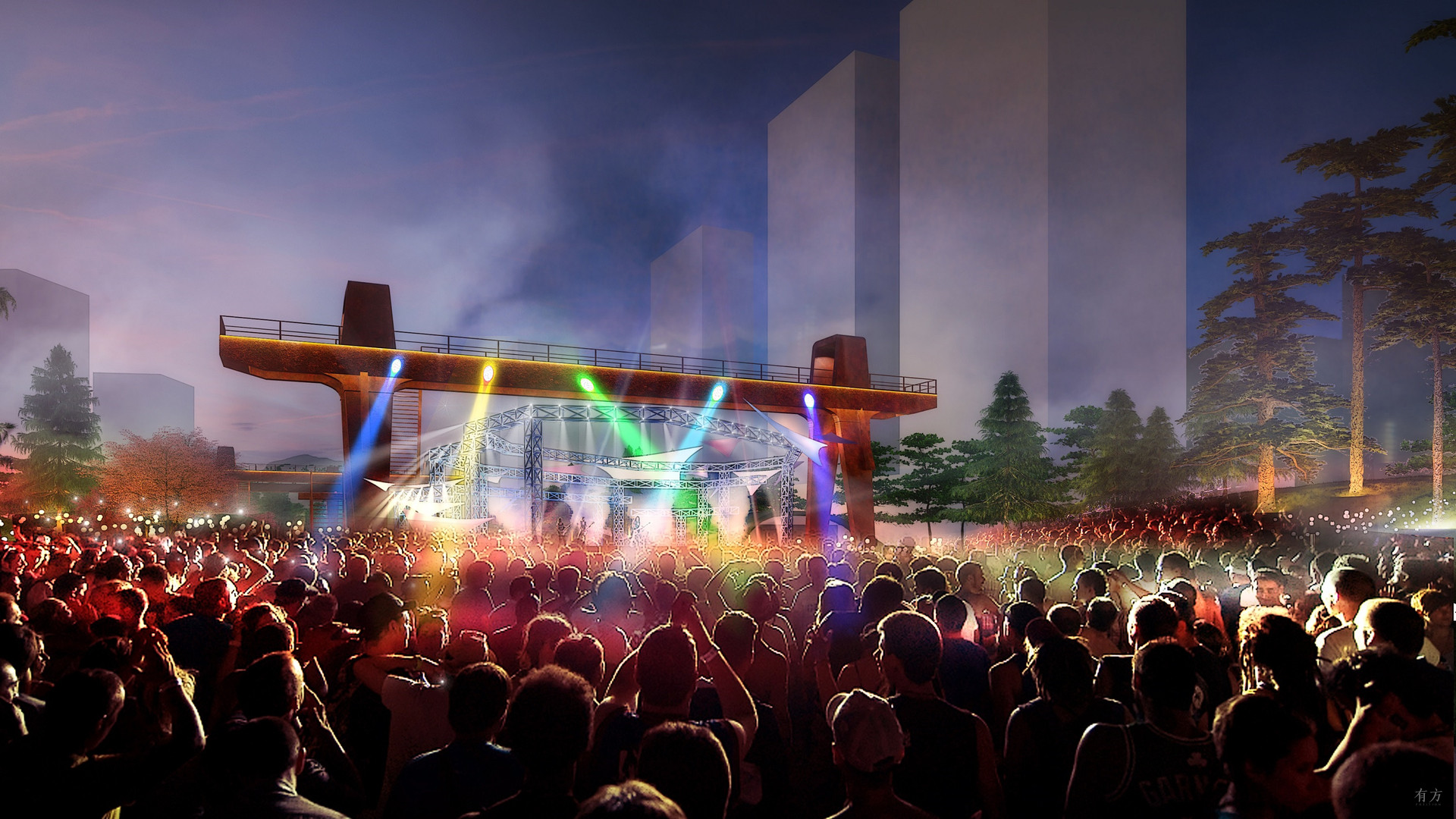 杭州大城北中央景观大道-40