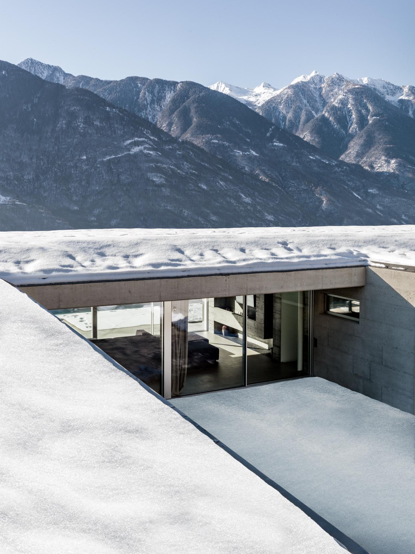 Italian architect Alfredo Vanottis terraced concrete house    意大利建筑师Alfredo Vanottis梯田混凝土房屋-7