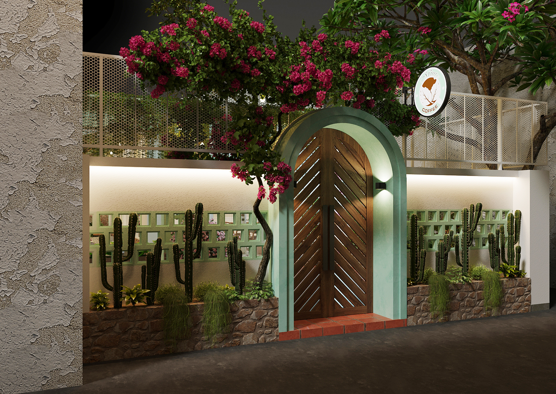 Coffee shop exterior design-1