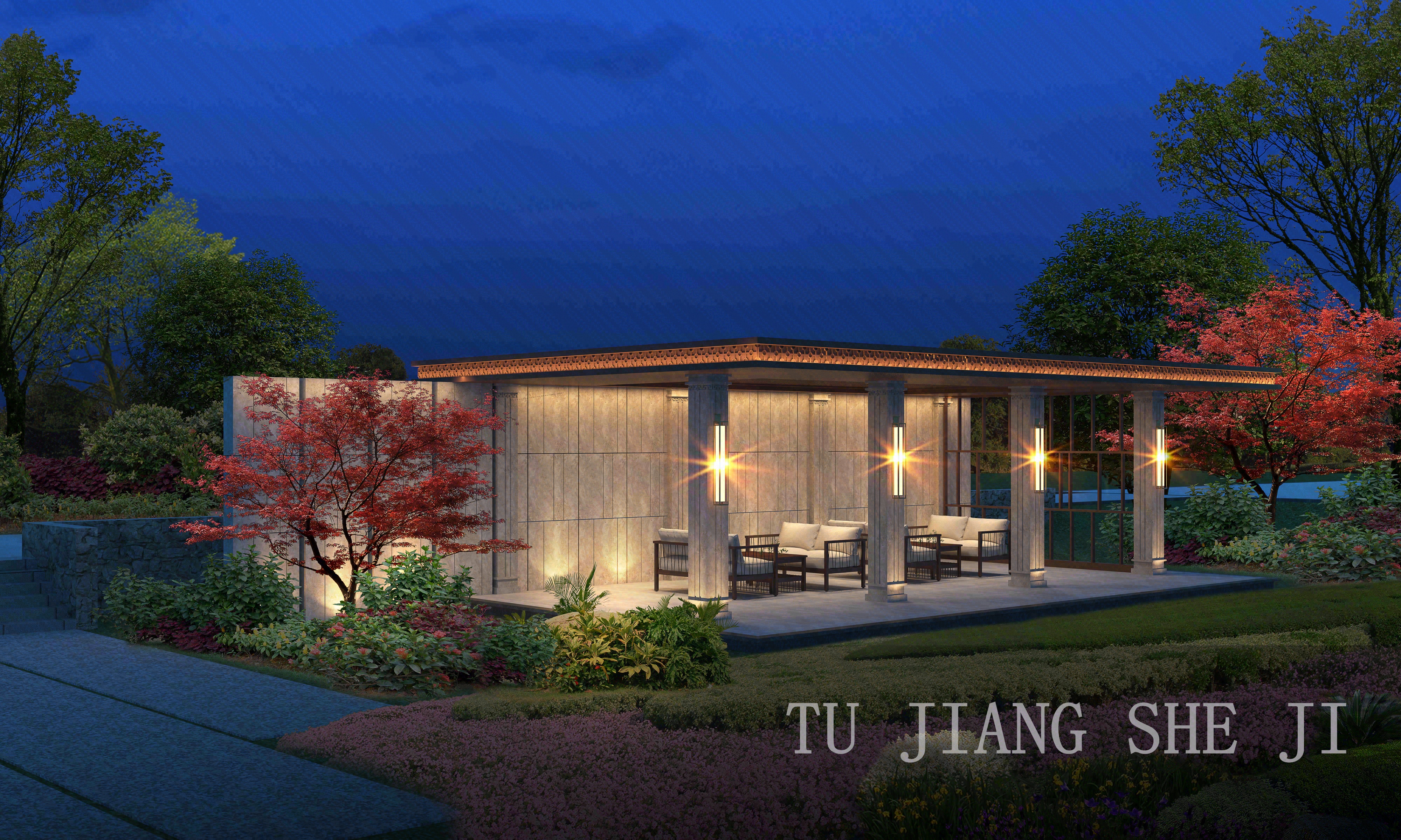 室外景观设计体现了一种从繁忙生活中短暂逃离的手段-4