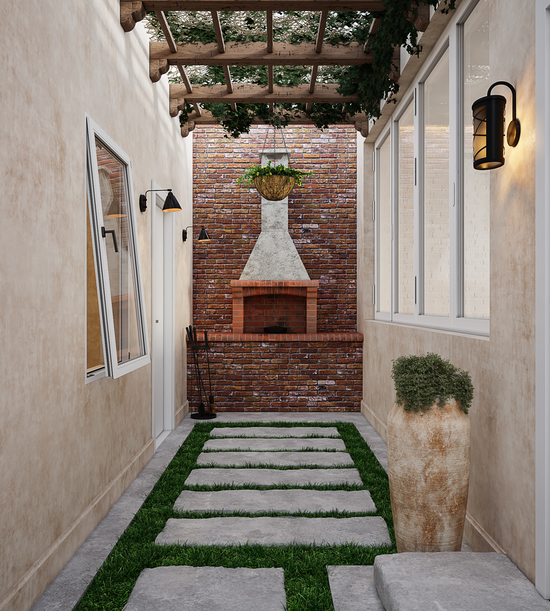 私人别墅屋顶户外休息区设计-4