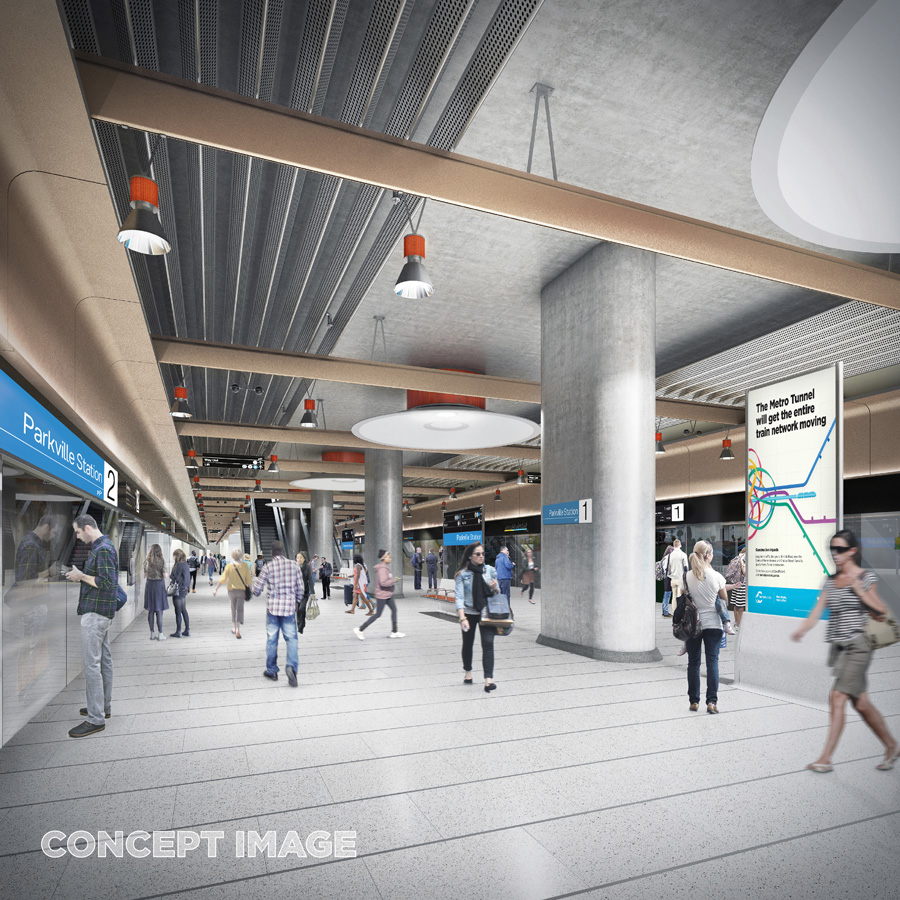墨尔本地铁隧道车站设计丨澳大利亚墨尔本-28