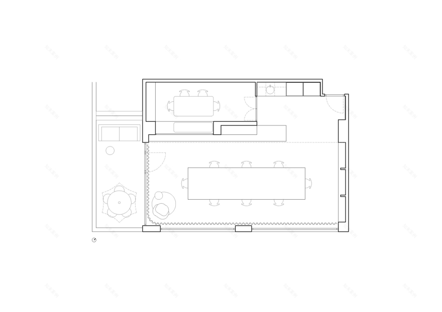 非白色办公室丨西班牙巴塞罗那丨brenzo-15