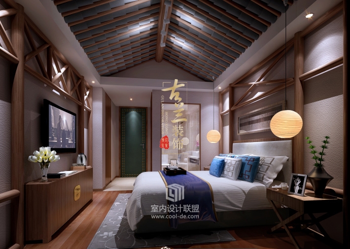 松桃精品商务酒店——广元酒店装修设计-4