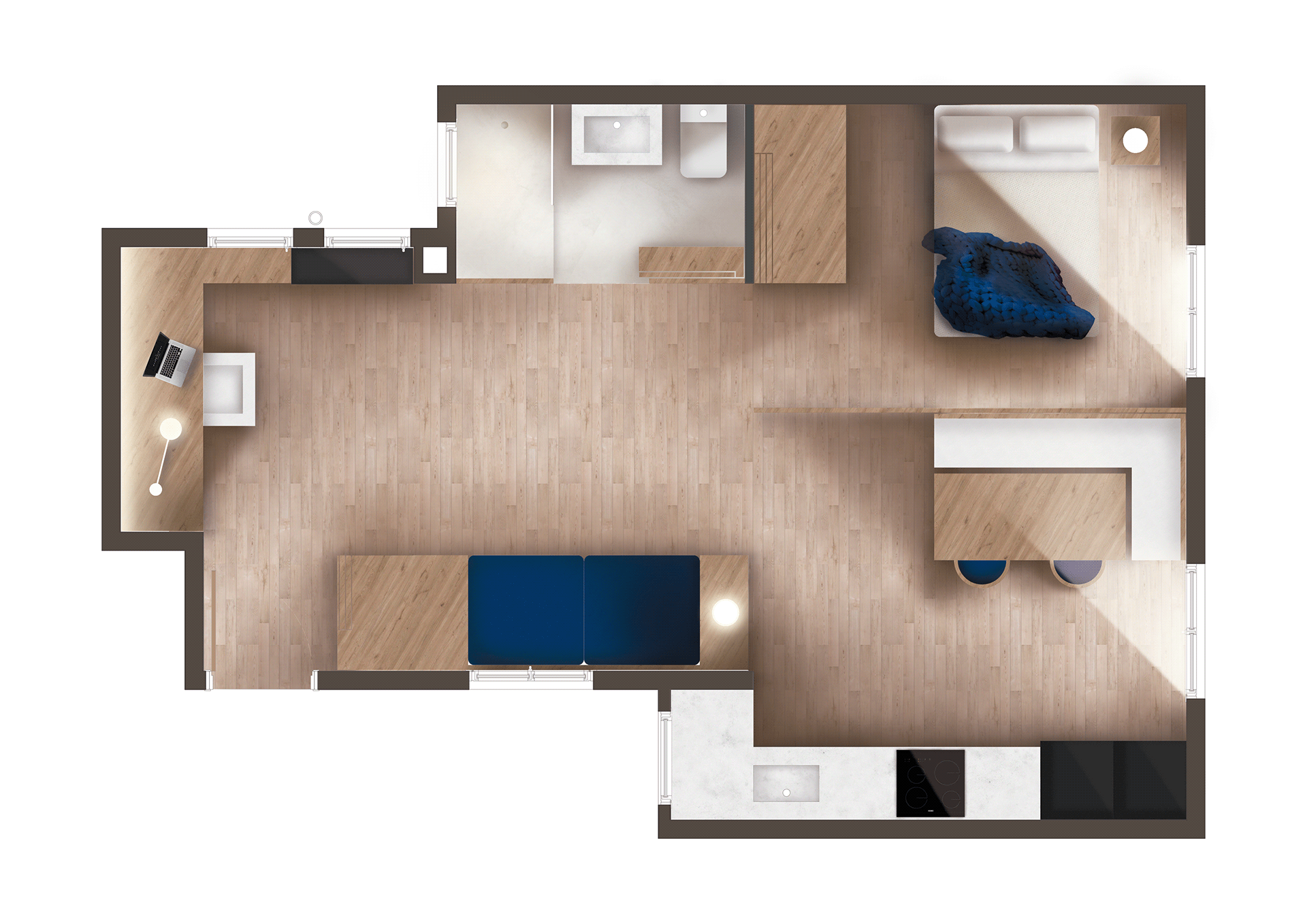 分散式住宅(注:Casa Difusa在意大利语中有分散式住宅的意思,它通常指一种分散布局的居住模式 ) -5