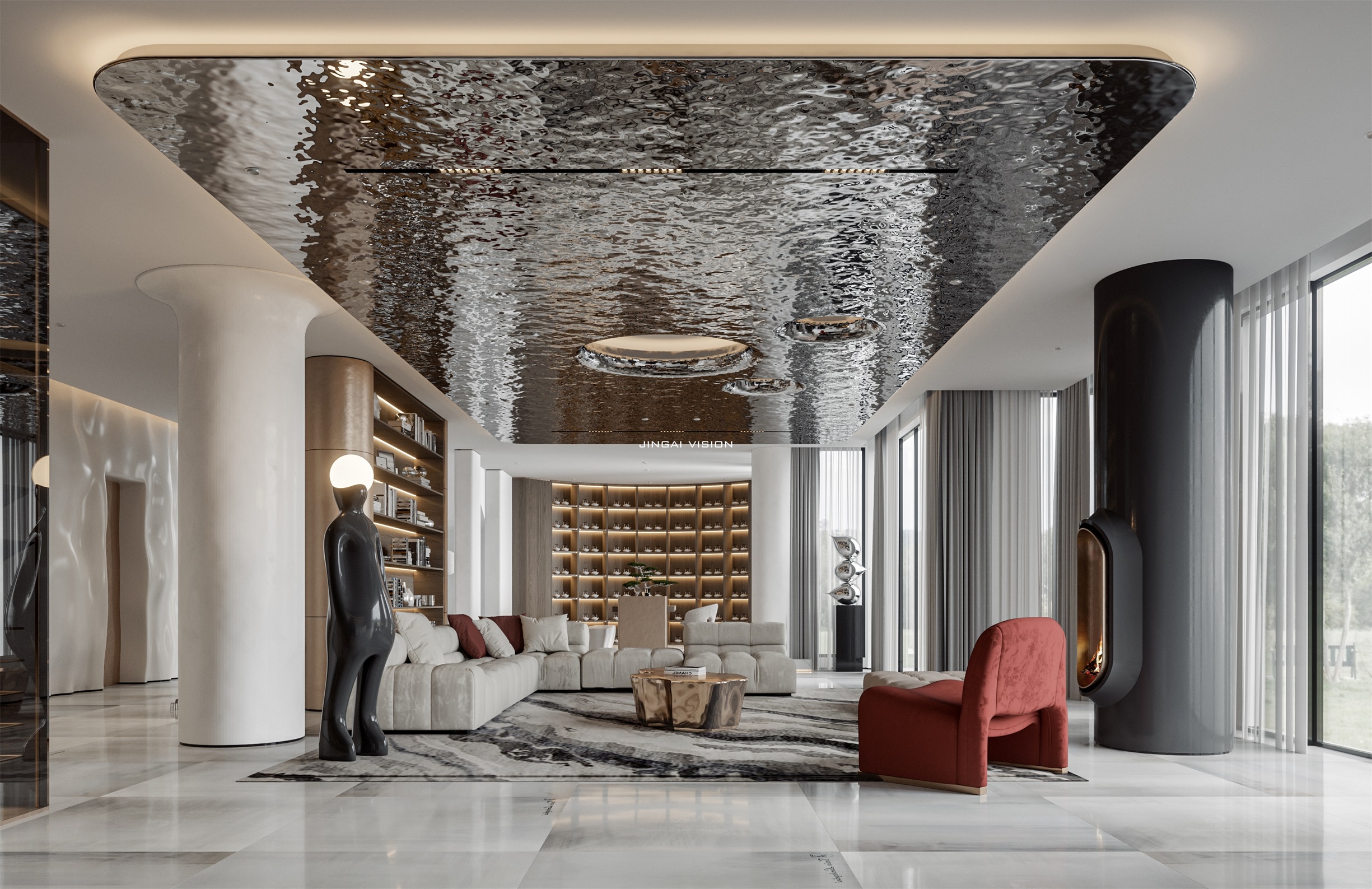 1700㎡豪华别墅设计丨中国义乌丨G SPACE DESIGN-15