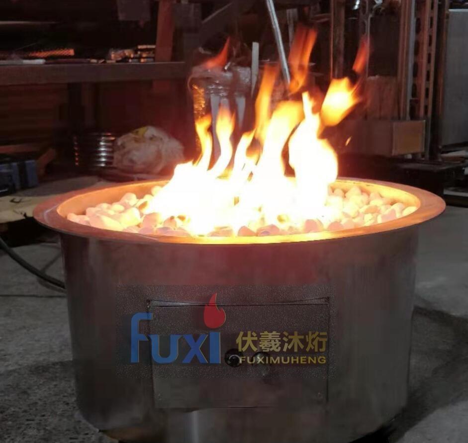 伏羲燃气壁炉打造真火采暖休闲区-6