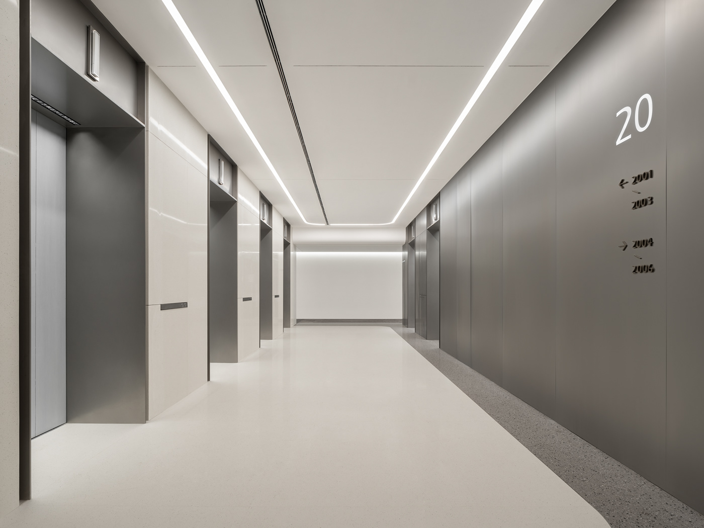 国润城 F1 写字楼大堂丨中国西安丨HONG Designworks-40