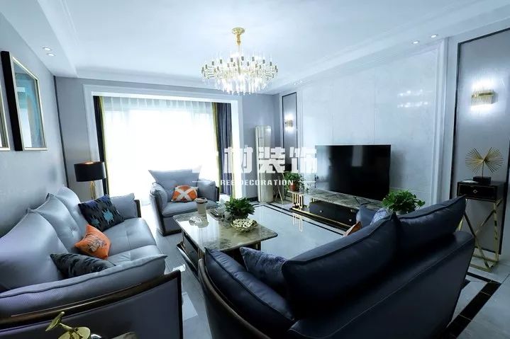 万达城 97 平轻奢风新家,优雅都市生活新定义-23