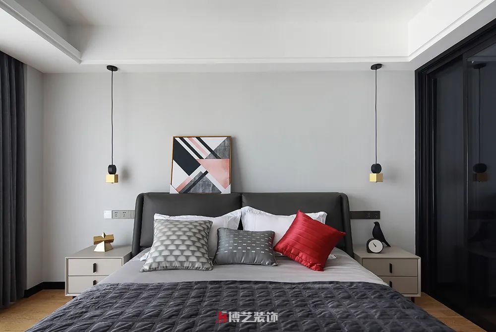 嘉兴中梁壹号院 120㎡现代轻奢浪漫空间-25