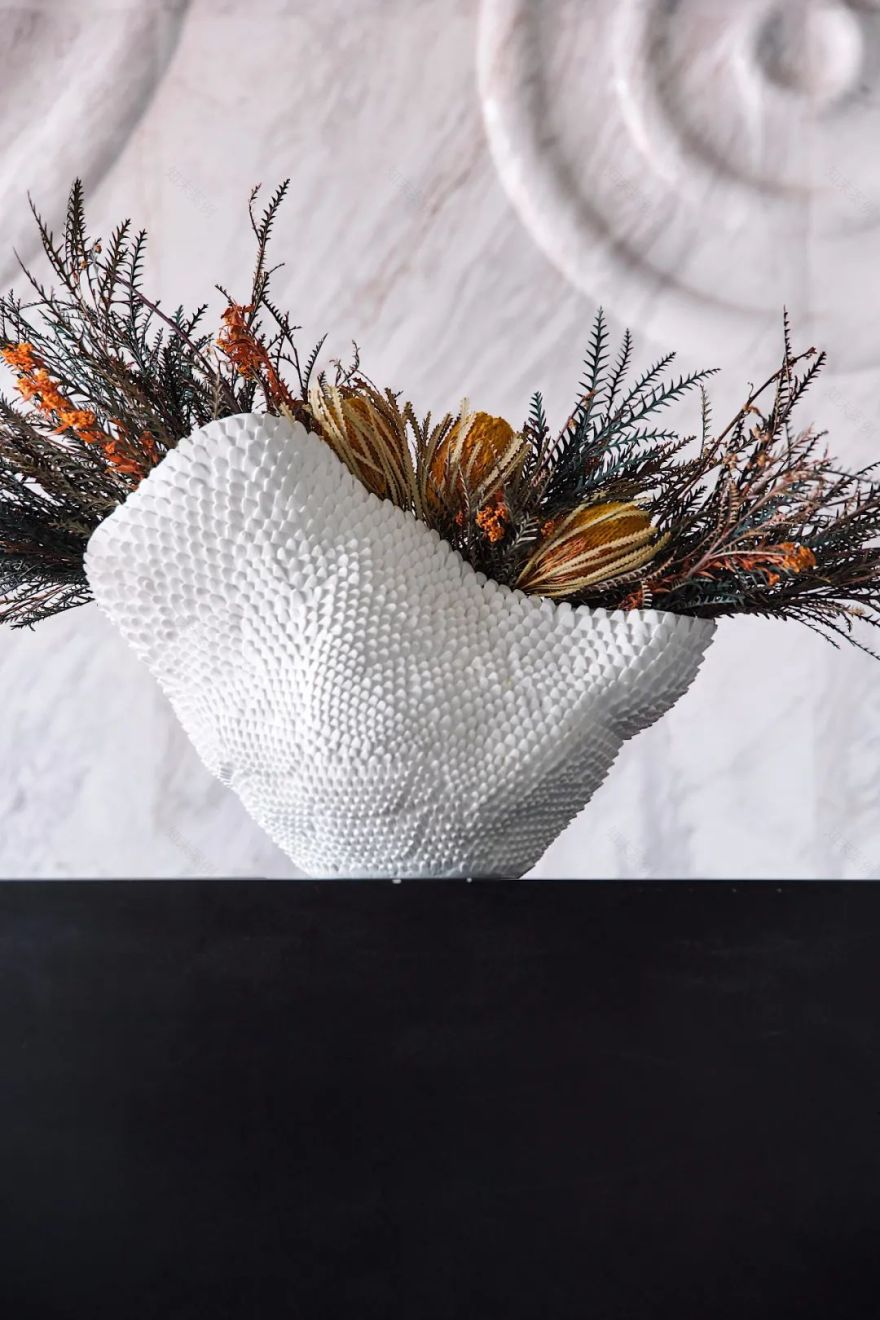 昆明天誉城售楼处与样板房 | 现代简约与爱马仕橙的碰撞-11